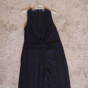 Chaps Black Evening Jumpsuit